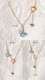 Load image into Gallery viewer, Dancing Butterflies 3-way Necklace
