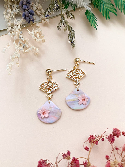 An - Oriental Fan Earrings