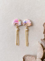 Load image into Gallery viewer, Haru Mini Fan Earrings
