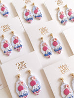 Load image into Gallery viewer, Sakura Fujisan Earrings
