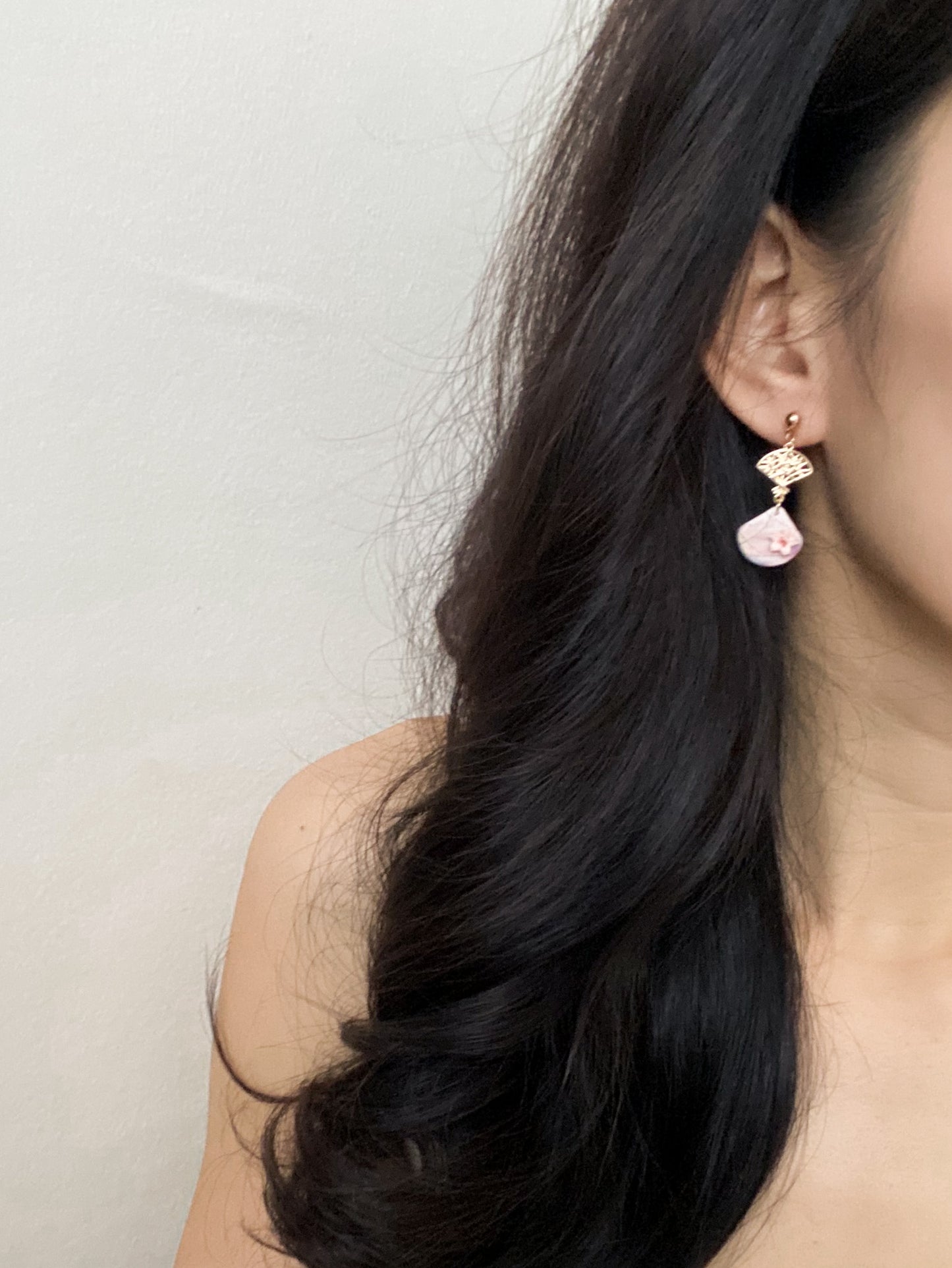 An - Oriental Fan Earrings