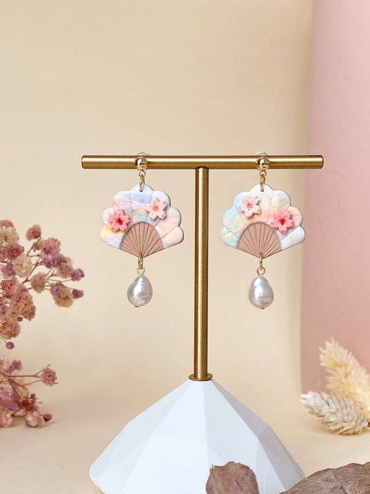 Hana Fan Baroque Pearl 2.0 Earrings