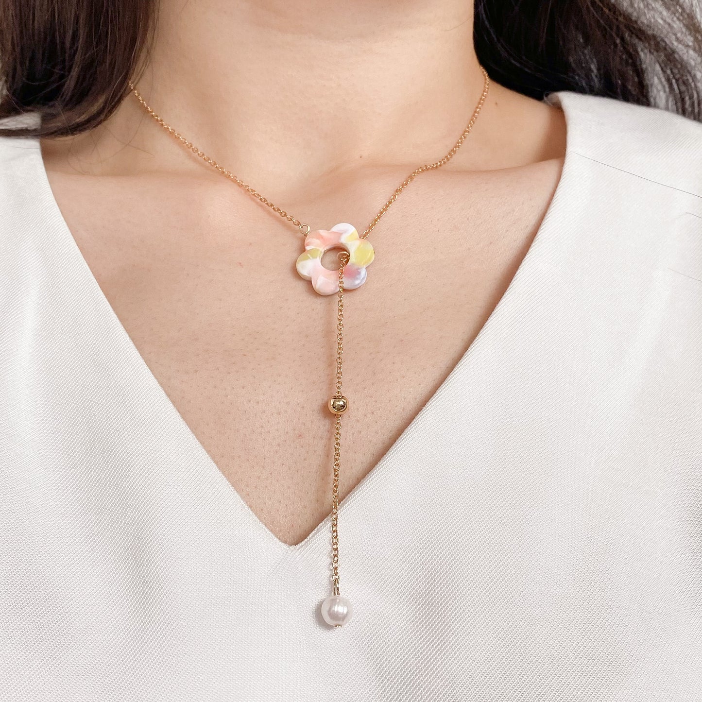 Gladiolus Adjustable Necklace