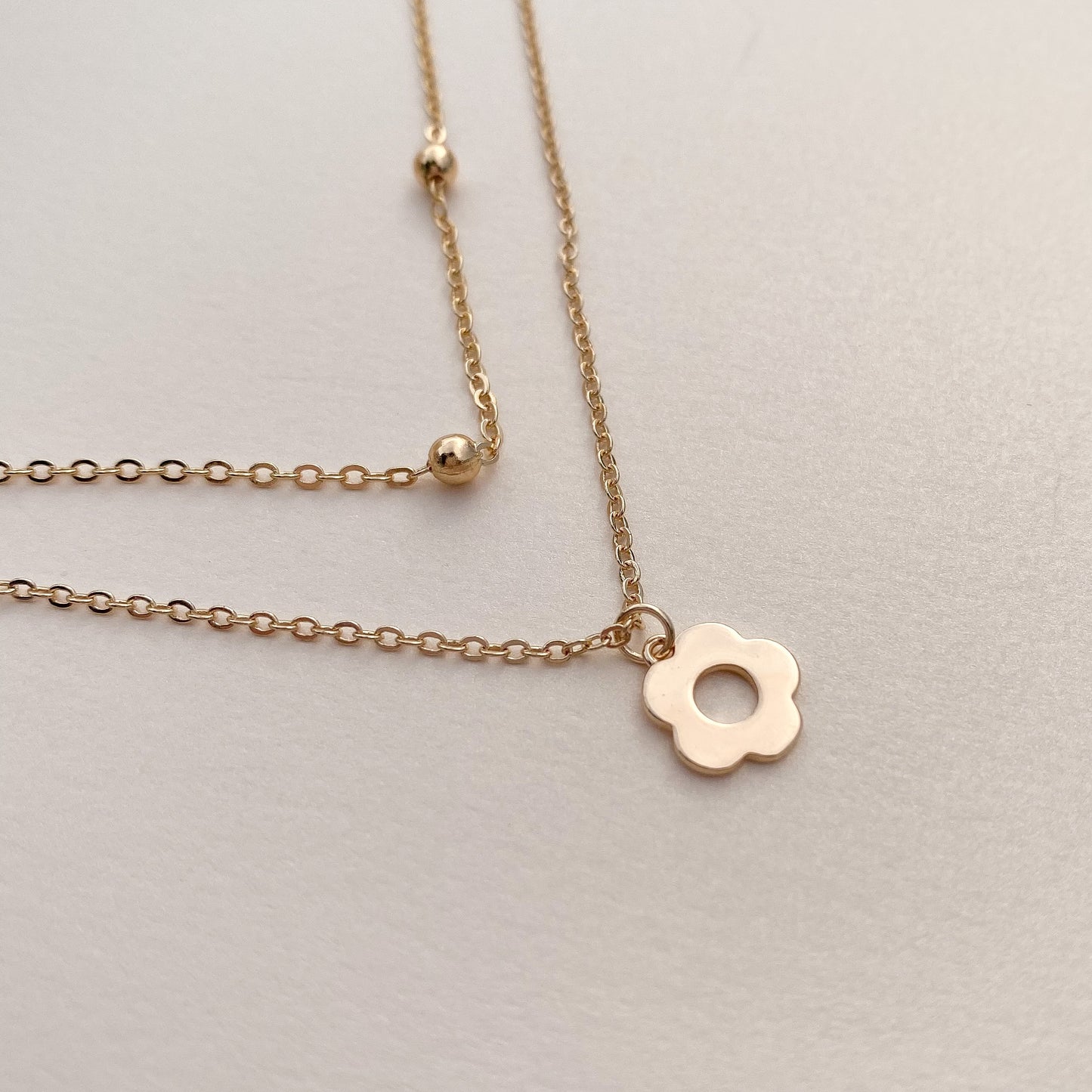 [Pre-order closed]14K Gold-Plated Tansy Layering Necklace