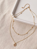 Load image into Gallery viewer, [Pre-order closed]14K Gold-Plated Tansy Layering Necklace
