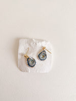 Load image into Gallery viewer, Emerald Geode Earrings
