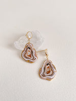 Load image into Gallery viewer, Neutral Geode Earrings (9 Styles)
