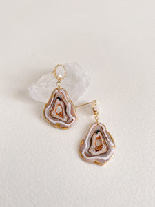 Neutral Geode Earrings (9 Styles)