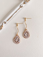 Load image into Gallery viewer, Neutral Geode Earrings (9 Styles)
