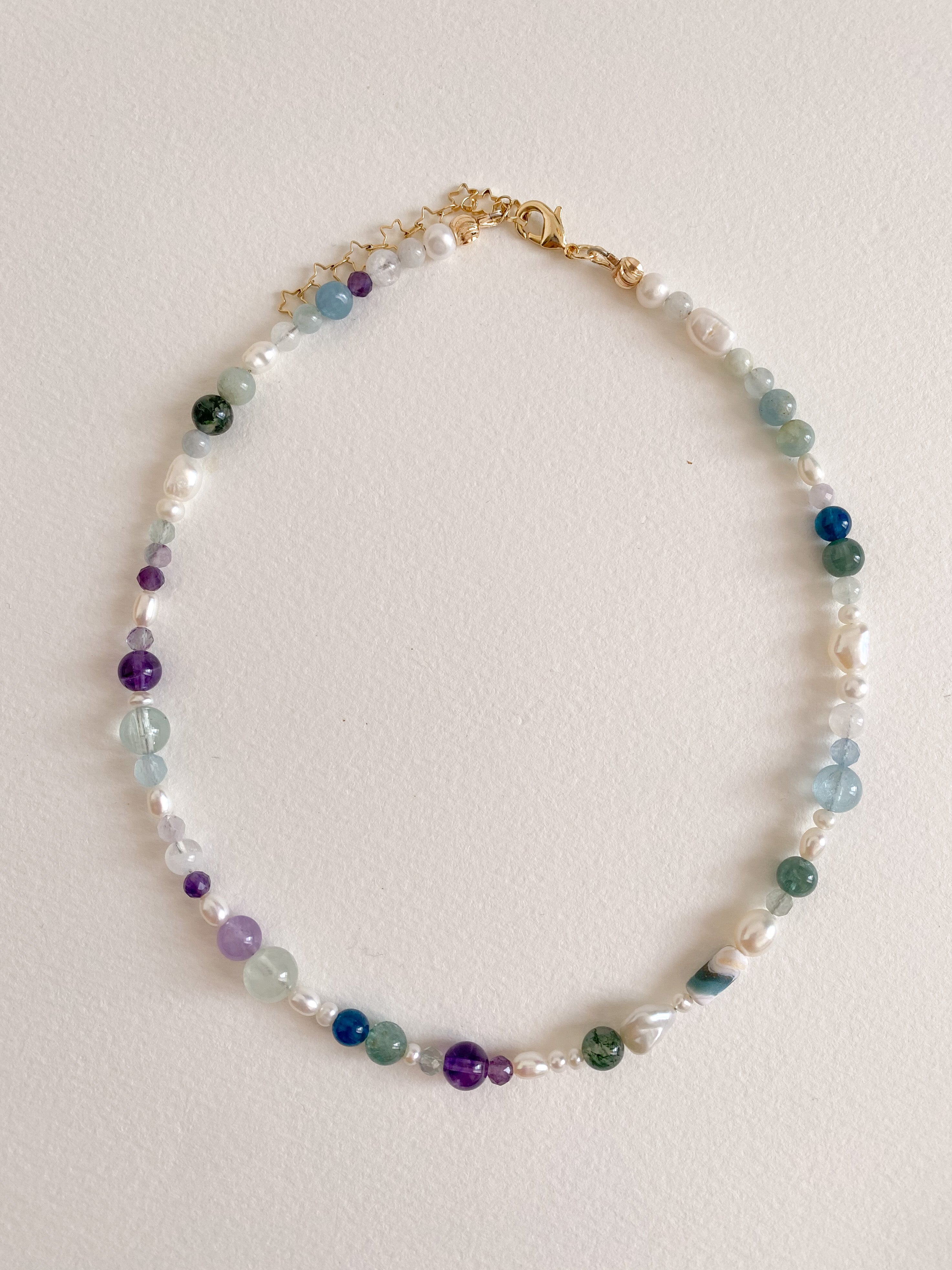 Pretty Stones Beaded Necklace