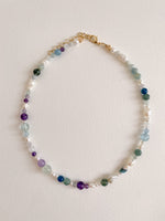 Load image into Gallery viewer, Pretty Stones Beaded Necklace
