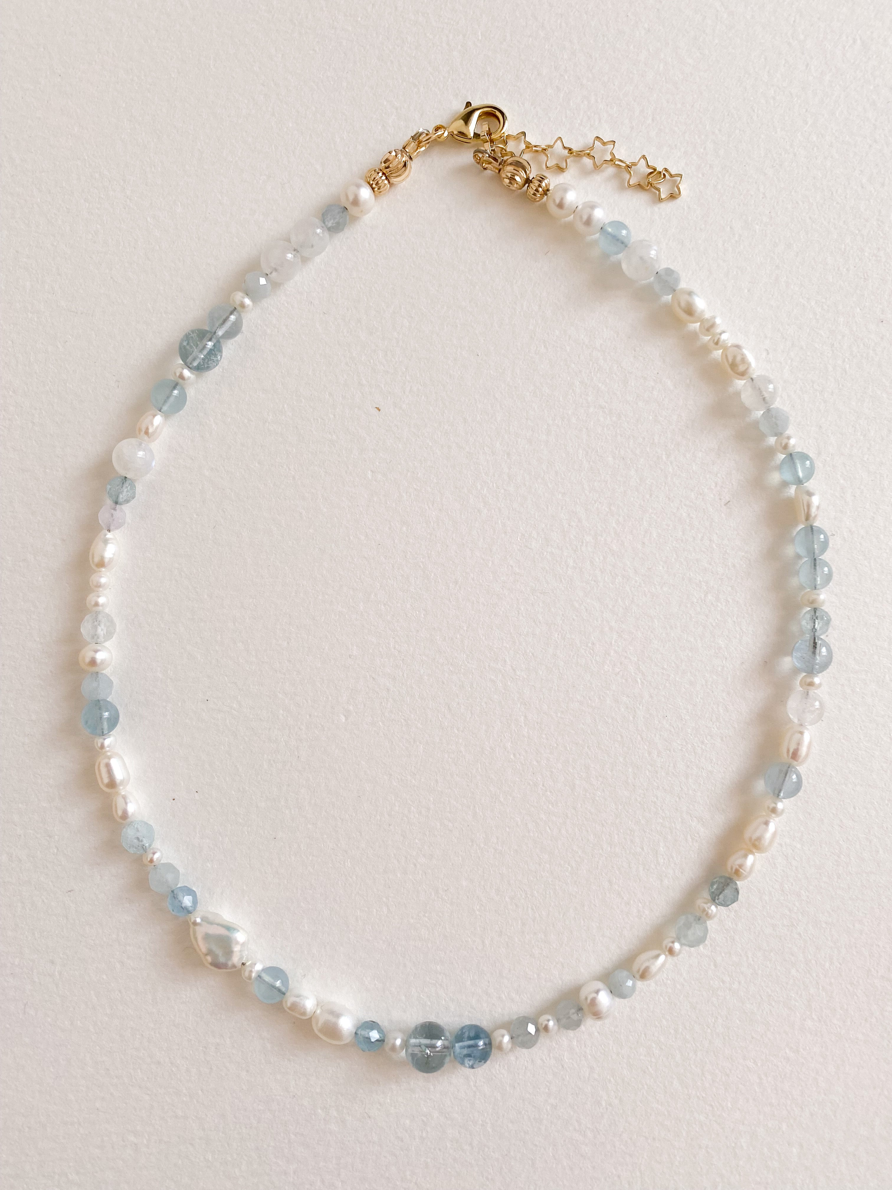 Pretty Stones Beaded Necklace