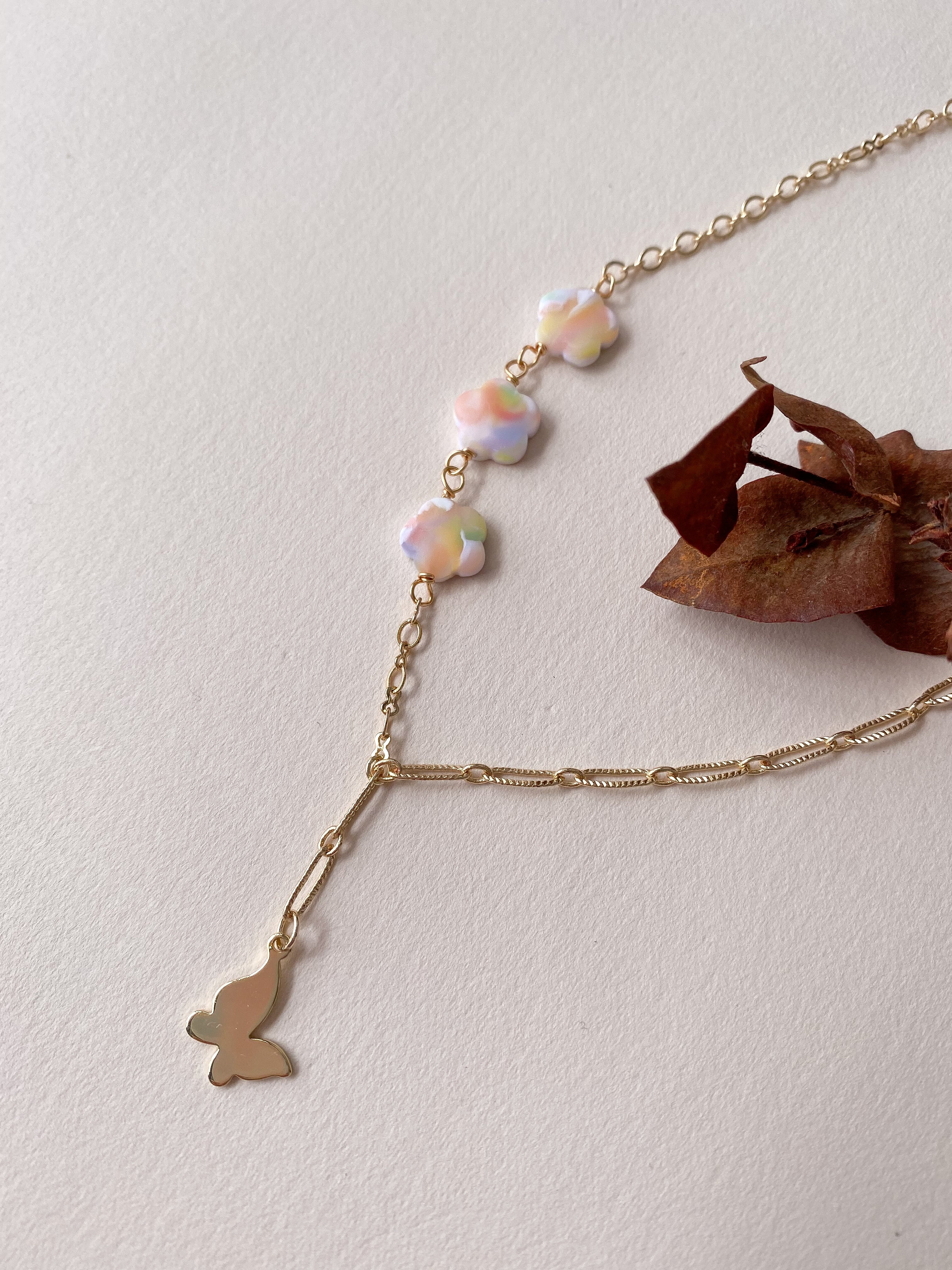 Butterfly Bush Necklace