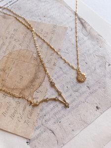 [Pre-order]14K Gold-Plated Ĉiela Starburst Necklace