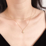 Load image into Gallery viewer, [Pre-order]14K Gold-Plated Ĉiela Starburst Necklace
