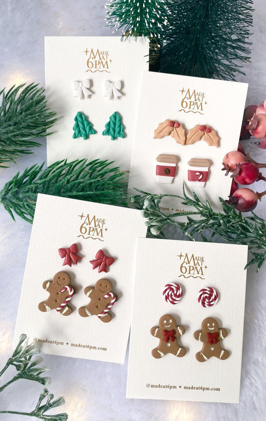 Christmas Earrings Studs (7 styles)