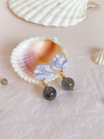 Load image into Gallery viewer, [2nd Pre-order closed] Mermaid Dreams Earrings with natural crystals
