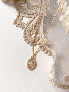 14K Gold-Plated Coin Necklace