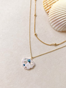 14K Gold-Plated Ocean Air Necklace Set