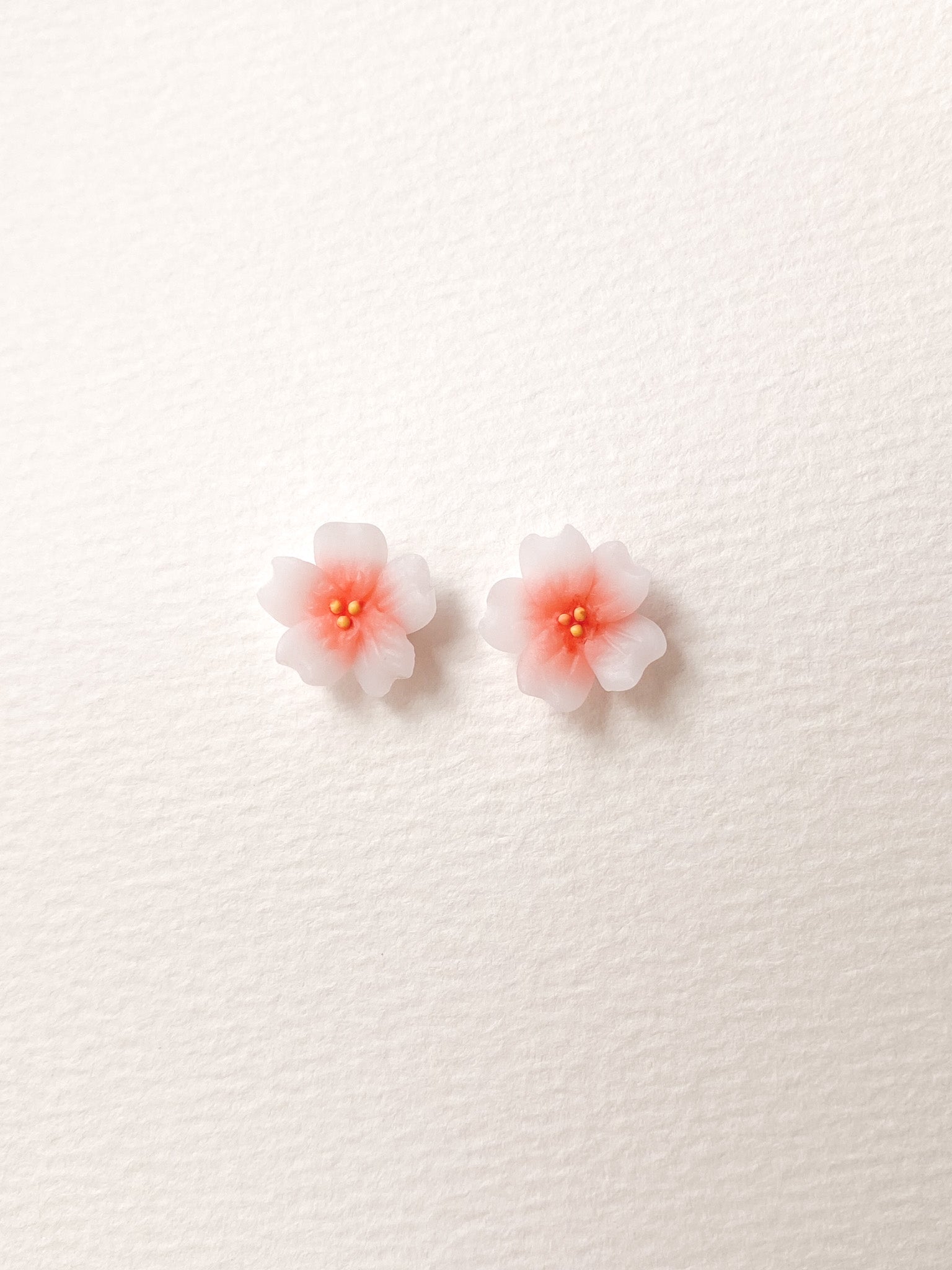 Translucent Sakura 2-Way Earrings