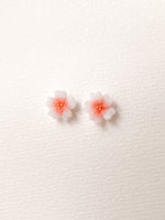 Load image into Gallery viewer, Translucent Sakura 2-Way Earrings
