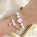 Load image into Gallery viewer, [2nd Order Closed] Mermaid Dreams Bracelets with natural crystals
