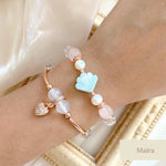 Load image into Gallery viewer, [2nd Order Closed] Mermaid Dreams Bracelets with natural crystals
