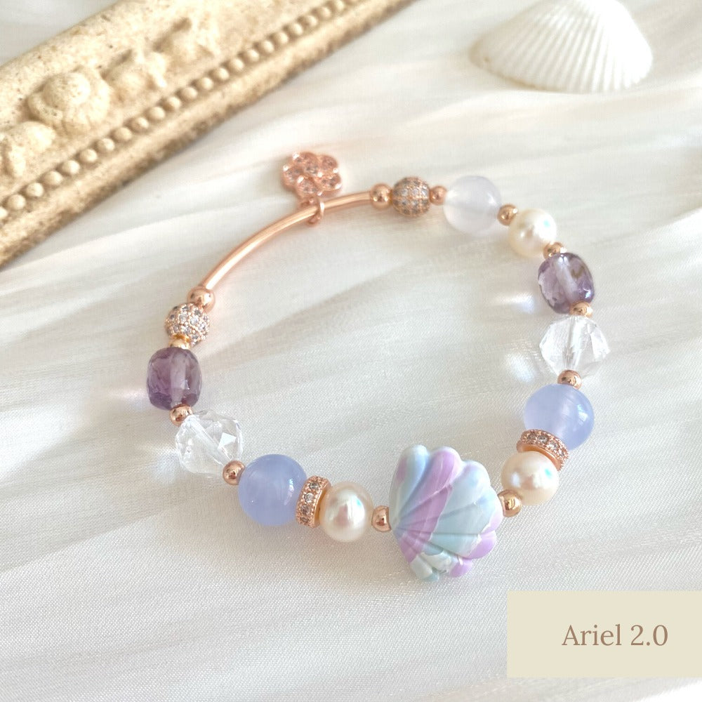 [2nd Order Closed] Mermaid Dreams Bracelets with natural crystals