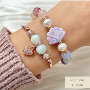 [2nd Order Closed] Mermaid Dreams Bracelets with natural crystals