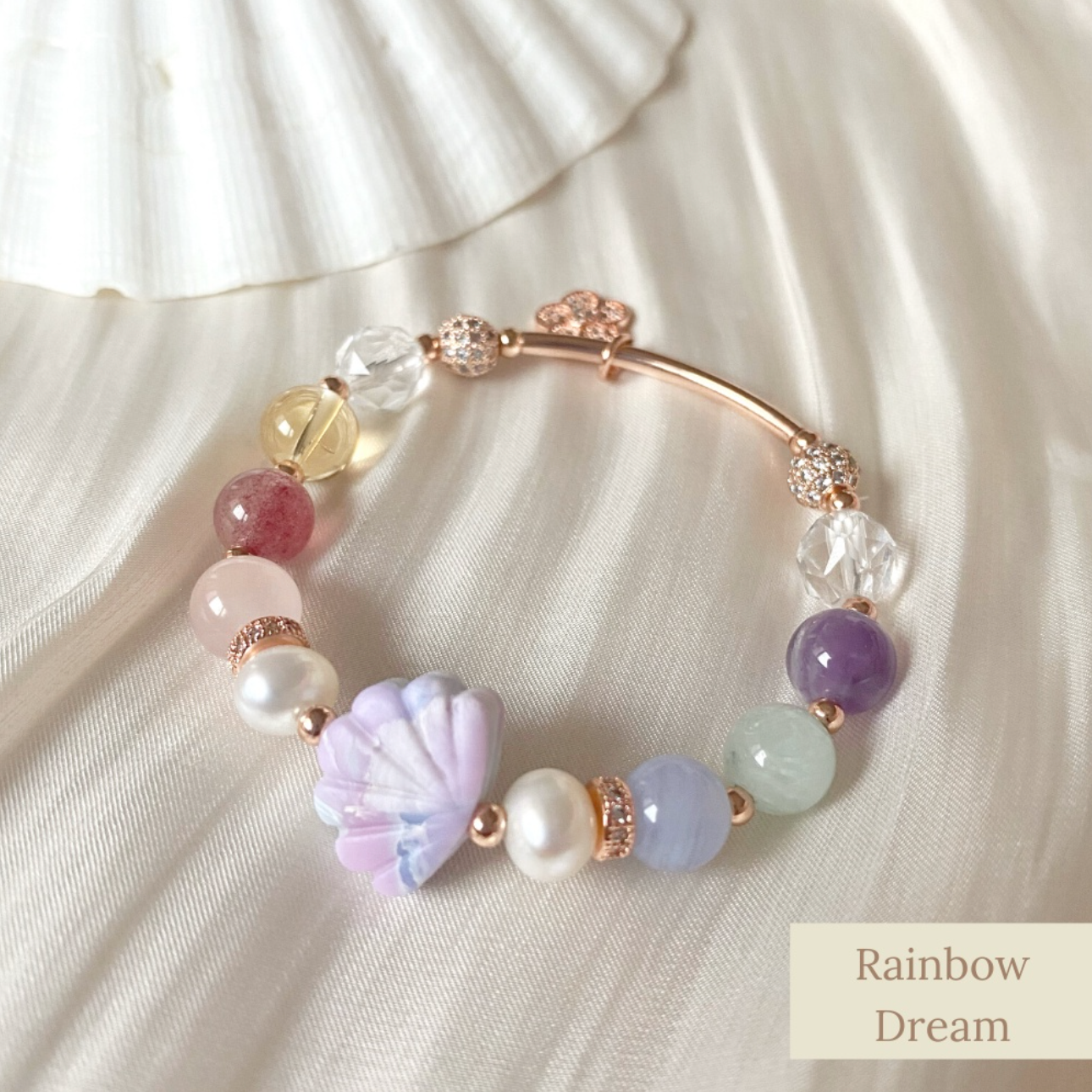 [2nd Order Closed] Mermaid Dreams Bracelets with natural crystals