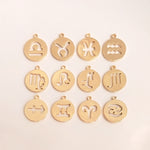 Load image into Gallery viewer, [Pre-order]14K Gold-Plated Zodiac Sign Necklace
